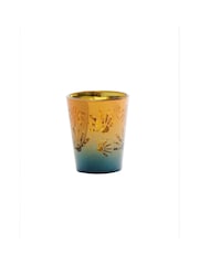 Artland Set of 4 Gold Fiesta Shot Glasses - Image 4 of 7