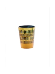 Artland Set of 4 Gold Fiesta Shot Glasses - Image 5 of 7