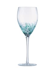 Anton Studio Designs Set of 4 Purple Speckle Wine Glasses - Image 5 of 7