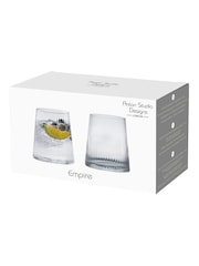 Anton Studio Designs Set of 2 Empire DOF Glasses Tumblers - Imagen 3 de 4