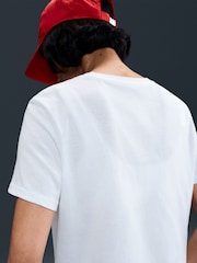 Nike White Womens 100% Cotton England Football T-Shirt - Image 4 of 5