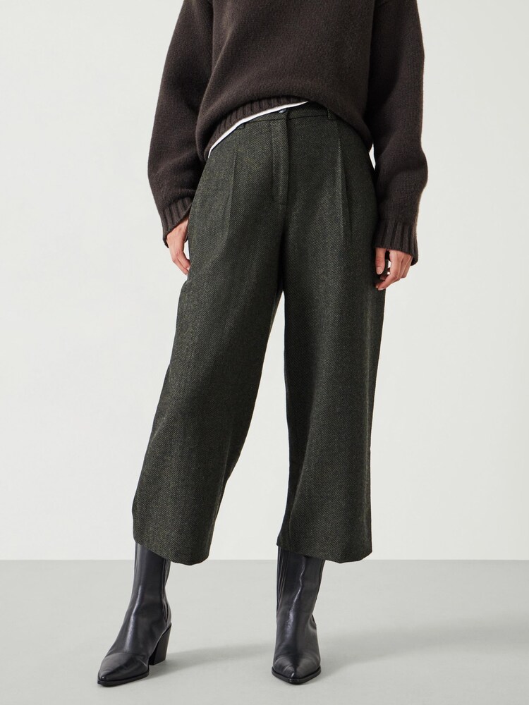 Hush Green Carys Tailored Cropped Trousers - Image 2 of 5