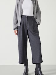 Hush Grey Carys Tailored Cropped Trousers - Image 1 of 5