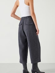 Hush Grey Carys Tailored Cropped Trousers - Image 2 of 5