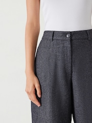 Hush Grey Carys Tailored Cropped Trousers - Image 3 of 5