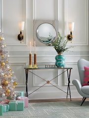 Jonathan Adler BlackBrass Brass Hand Sconce Wall Lights - Image 1 of 3