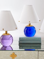 Jonathan Adler Clear Belvedere Vanity Lamp - Image 4 of 5