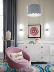 Jonathan Adler Blue Ripple Sconce - Image 1 of 5