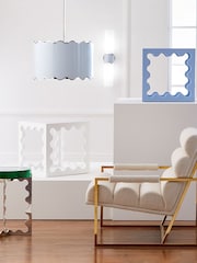 Jonathan Adler Blue Ripple Sconce - Image 2 of 5
