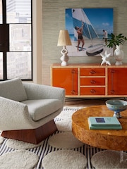 Jonathan Adler White Ronchamp Table Lamp - Image 3 of 3