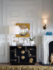 Jonathan Adler Black Brass Brass Hand Sconce Wall Lights - Image 2 of 4