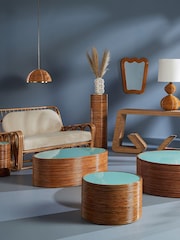 Jonathan Adler Brass Reed Riviera Table Lamp - Image 2 of 5