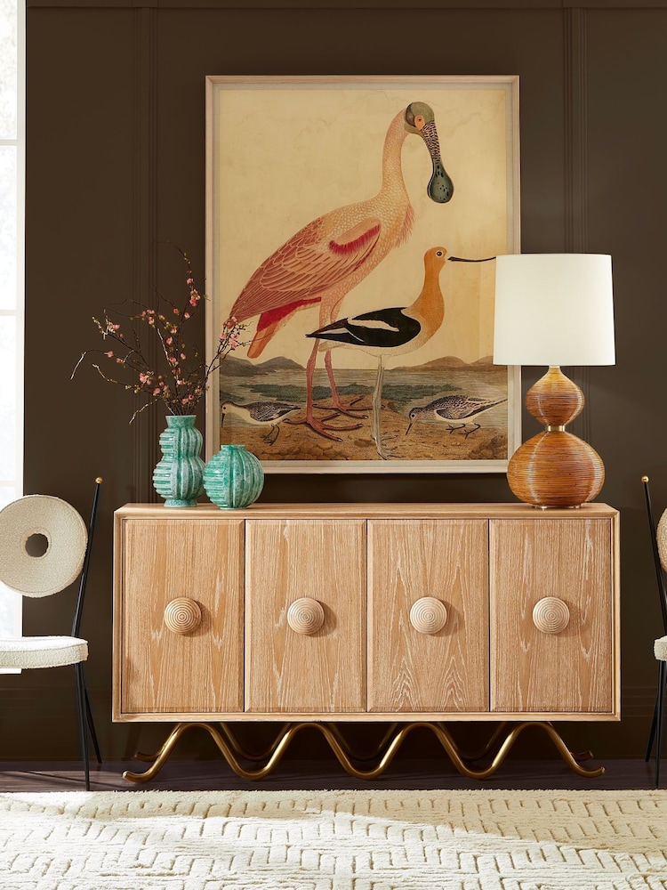 Jonathan Adler Brass Reed Riviera Table Lamp - Image 5 of 5