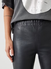 Hush Black Leather Leggings - Image 2 of 5