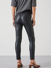 Hush Black Leather Leggings - Image 4 of 5