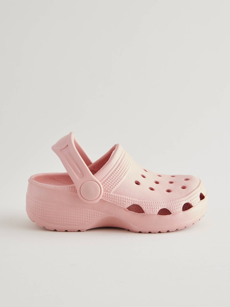 Pink Rust Wide Fit (G) Clogs Sandals - Image 3 of 6