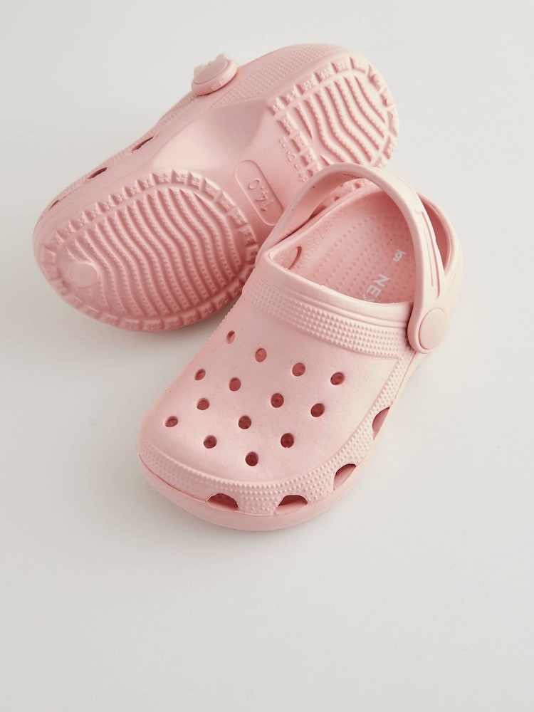 Pink Rust Wide Fit (G) Clogs Sandals - Image 4 of 6