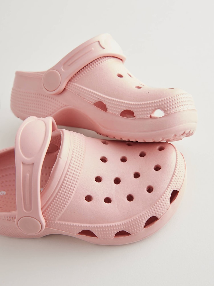 Pink Rust Wide Fit (G) Clogs Sandals - Image 5 of 6