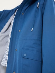 FatFace Lola Navy Lola Waterproof Long Coat - Image 4 of 6