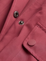 FatFace Lola Rose Pink Lola Waterproof Long Coat - Image 5 of 6