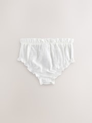 Ecru Baby 100% Cotton Knickers 3 Pack (0mths-2yrs) - Image 5 of 7