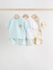 Blue Bear Baby Tops and Shorts Set 6 Piece - Image 1 of 21