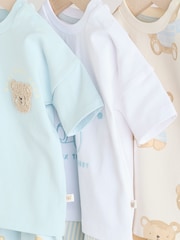 Blue Bear Baby Tops and Shorts Set 6 Piece - Image 11 of 21