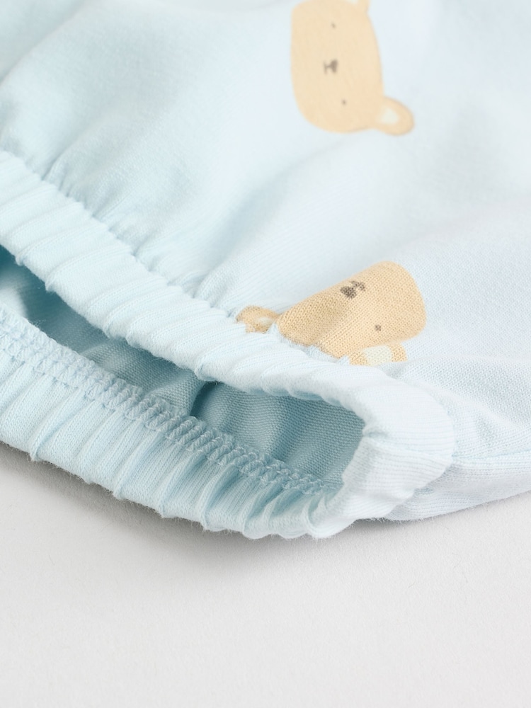 Blue Bear Baby Tops and Shorts Set 6 Piece - Image 20 of 21