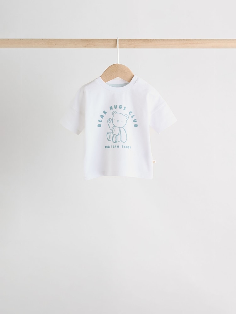 Blue Bear Baby Tops and Shorts Set 6 Piece - Image 4 of 21