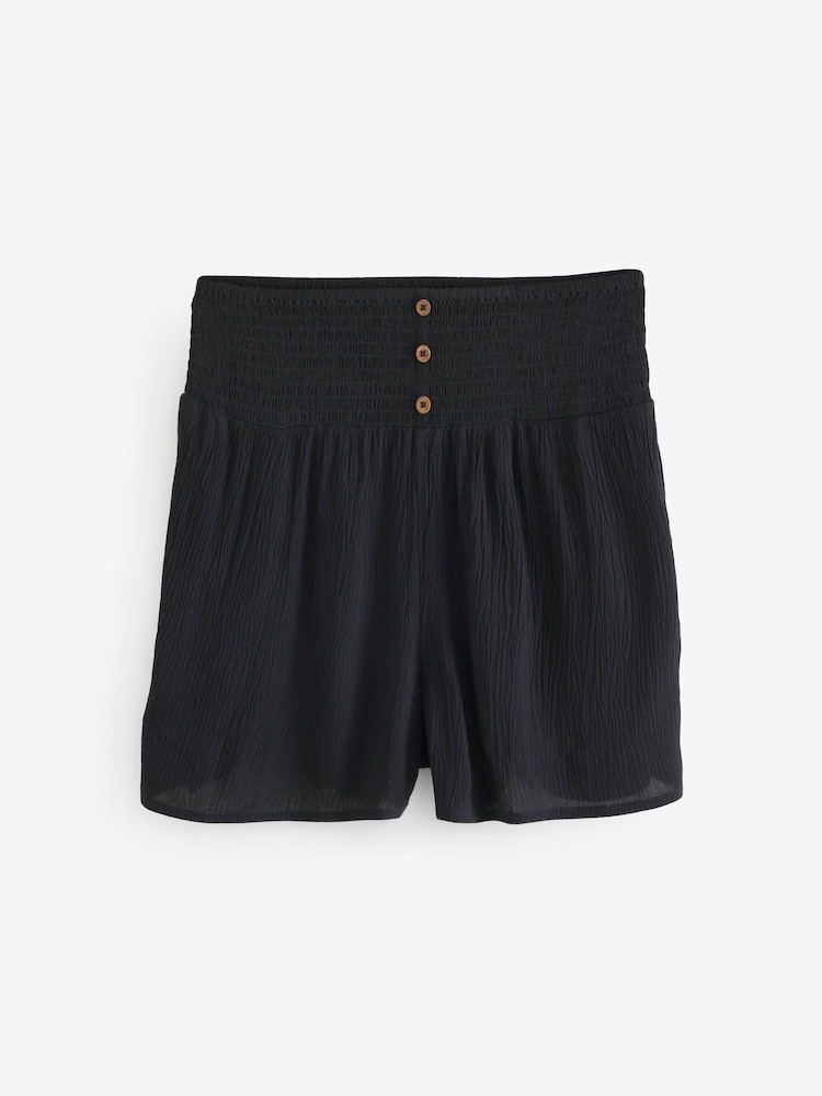 FatFace Rylee Black Flippy Shorts - Image 6 of 6