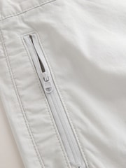 Grey Tech Stretch Utility Cargo Shorts - Image 8 of 11