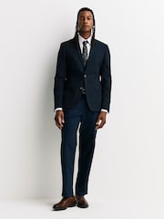 Navy Slim Fit Jacket - Image 1 of 1