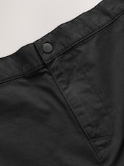 Black Tech Stretch Utility Cargo Shorts - Image 8 of 9