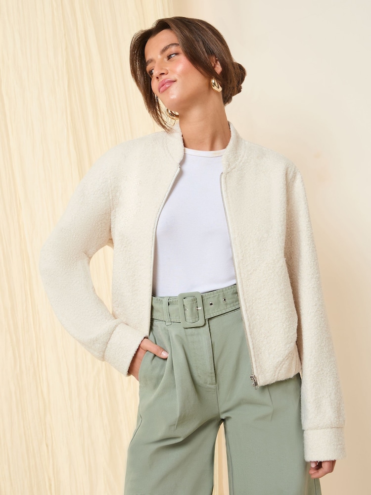Crema - Friends Like These Bomber Jacket - Imagen 1 de 5 Crema - Friends Like These Bomber Jacket - Imagen 1 de 5