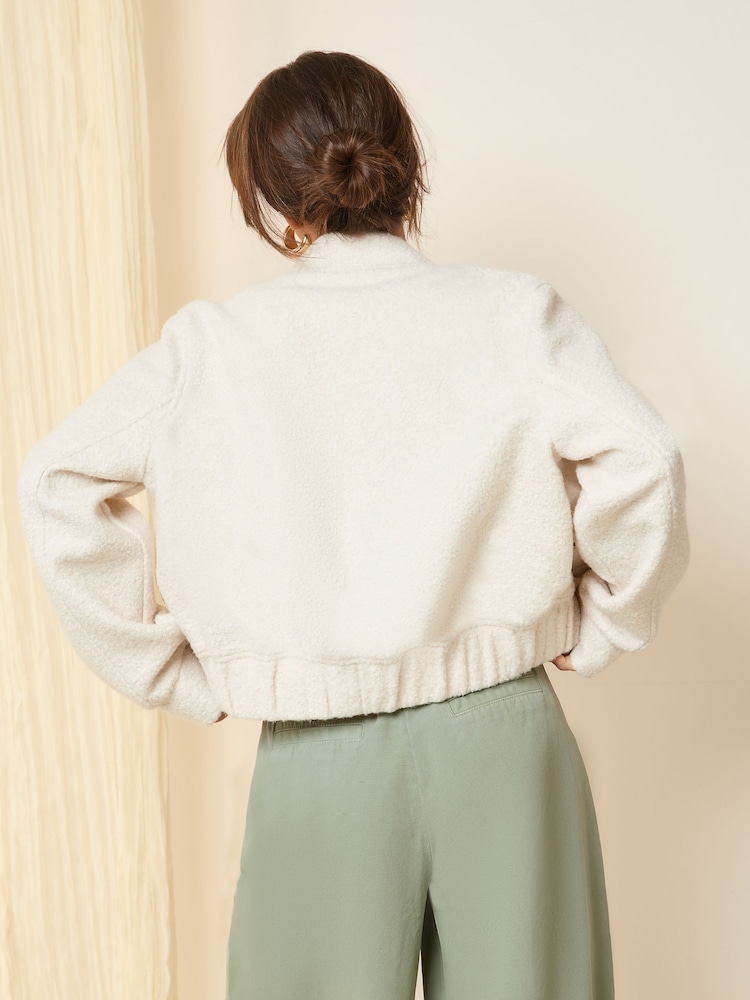 Friends Like These Cream Bomber Jacket - Image 4 of 5