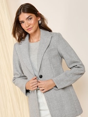 Friends Like These Grey Blazer Coat - Image 2 of 4