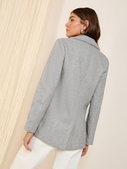 Friends Like These Grey Blazer Coat - Image 4 of 4