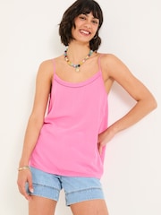FatFace Sisley Mid Pink Cami - Image 1 of 5