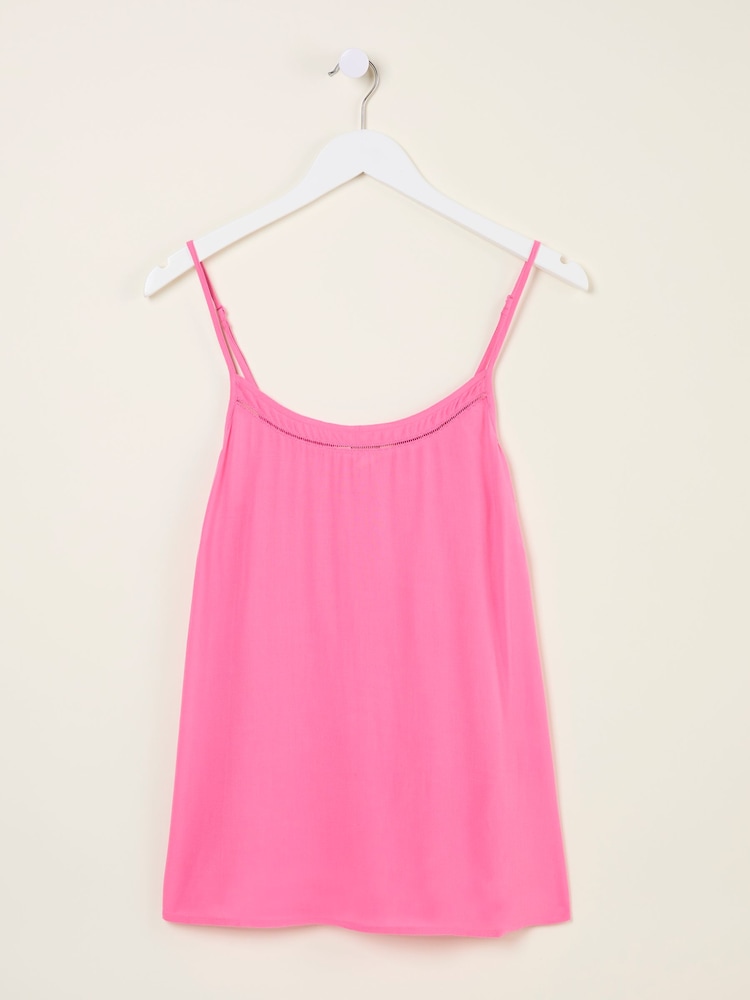 FatFace Sisley Mid Pink Cami - Image 5 of 5