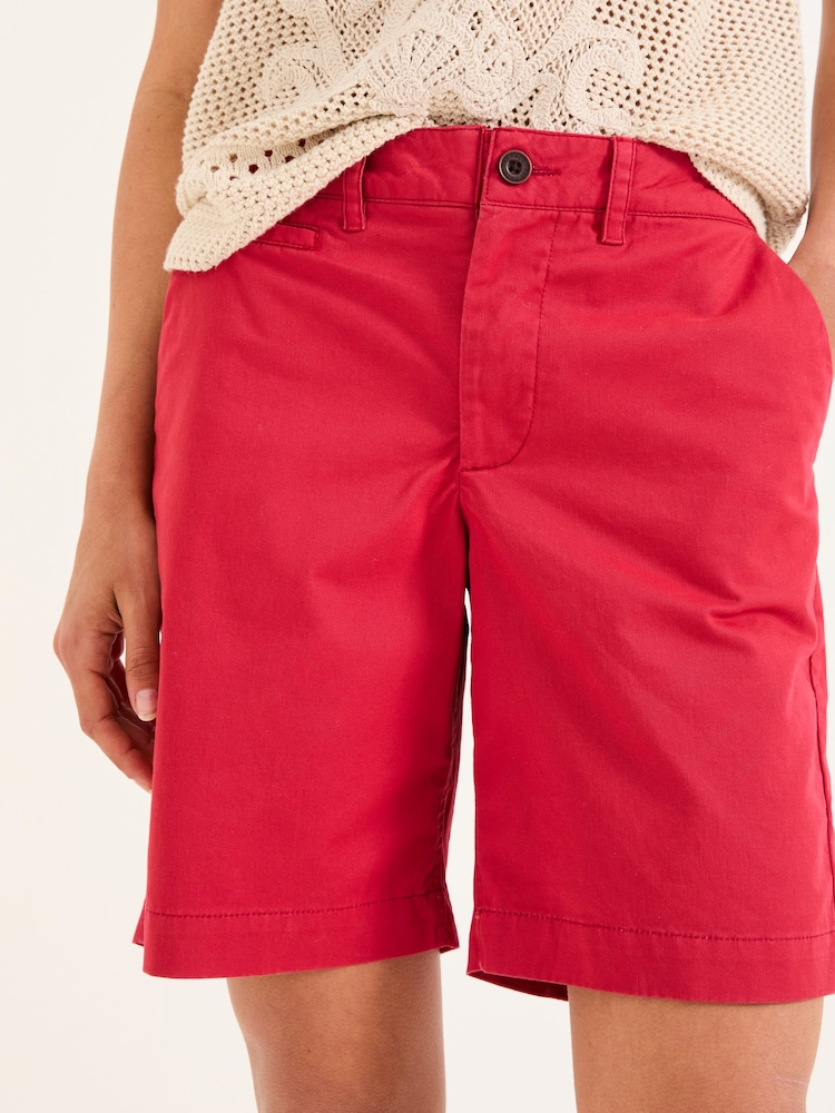 FatFace Sandown Rust Red Chino Shorts - Image 1 of 6
