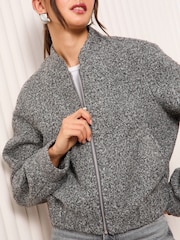 Friends Like These Grey Bomber Jacket - Image 2 of 4