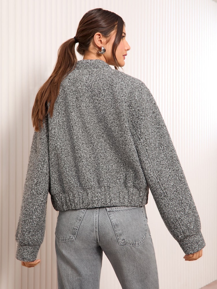 Friends Like These Grey Bomber Jacket - Image 4 of 4