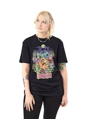 Vanilla Underground Black Unisex Adults Scooby Doo Licensed Halloween 100% Cotton T-Shirt - Image 1 of 8