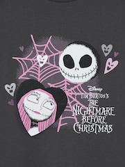 Vanilla Underground Grey Kids Unisex 100% Cotton Disney The Nightmare Before Christmas Licensed Halloween T-Shirt - Image 4 of 6