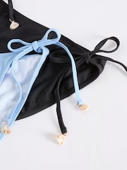 Friends Like These Multi Tie Side Bikini Bottoms With Shell Trim 2 Pack - Image 9 of 9