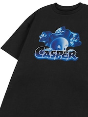 Vanilla Underground Unisex Adults Casper The Friendly Ghost Licensed Halloween 100% Cotton T-Shirt - Bild 3 von 6
