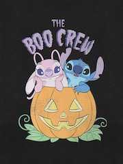 Vanilla Underground Girls 100% Cotton Disney Lilo And Stitch Licensed Halloween T-Shirt - صورة 4 من 6