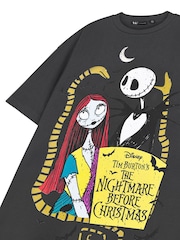 Grau - Vanilla Underground Unisex Erwachsene Disney Der Albtraum vor Weihnachten Lizenziertes Halloween-T-Shirt aus 100% Baumwolle - Bild 5 von 8