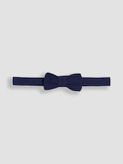 JoJo Maman Bébé Navy 4-Piece Shirt & Trouser Set With Bow Tie & Braces - Image 10 of 10