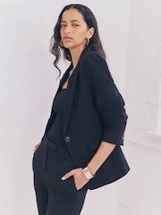 Black Long Sleeves Blazer - Image 1 of 6
